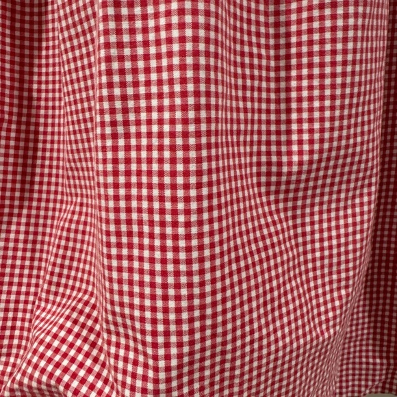 Ralph Lauren Boys Red White Gingham Plaid Short Sleeve Button Down Top Size M - Picture 14 of 16